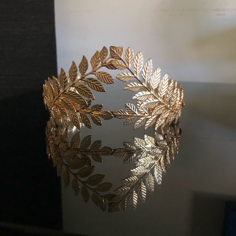 Gold Leaf Grecian Tiara